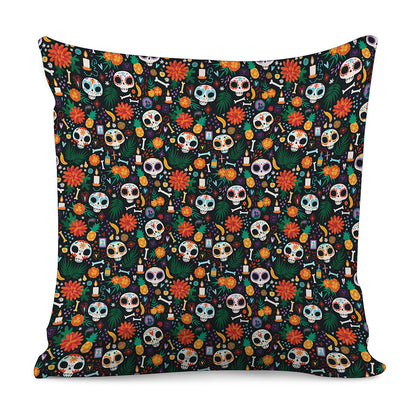Dia De Los Muertos Day Of The Dead Print Pillow Cover
