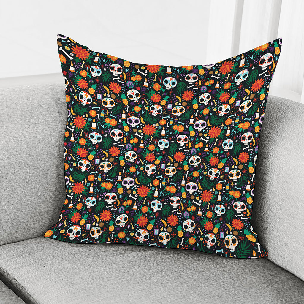 Dia De Los Muertos Day Of The Dead Print Pillow Cover