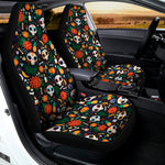 Dia De Los Muertos Day Of The Dead Print Universal Fit Car Seat Covers