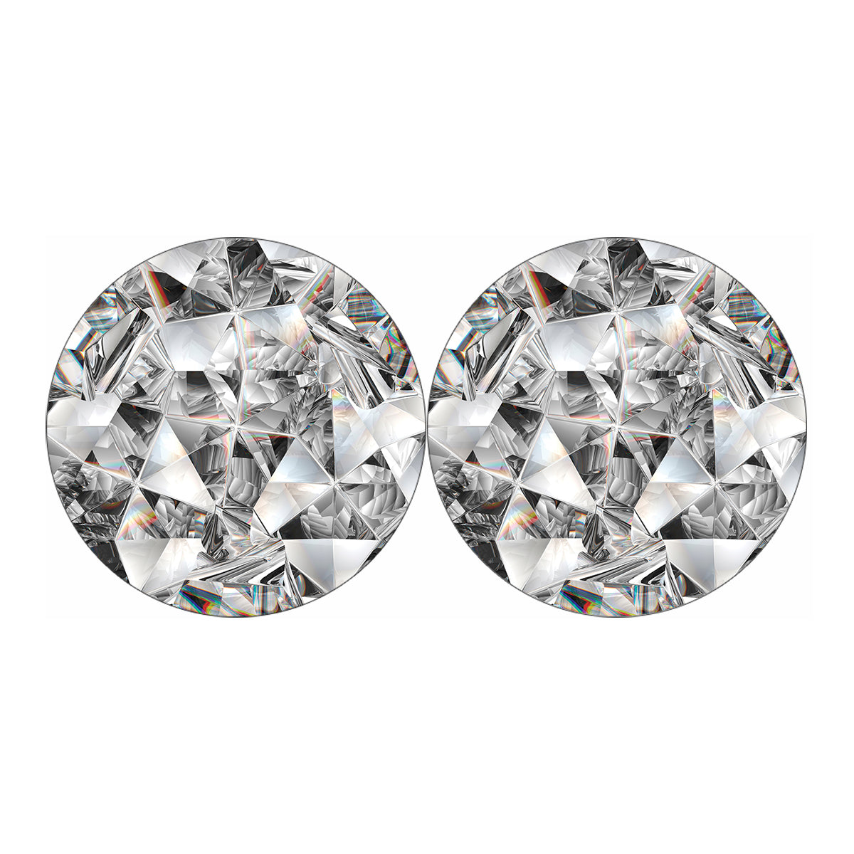 Diamond Artwork Print Car Coasters