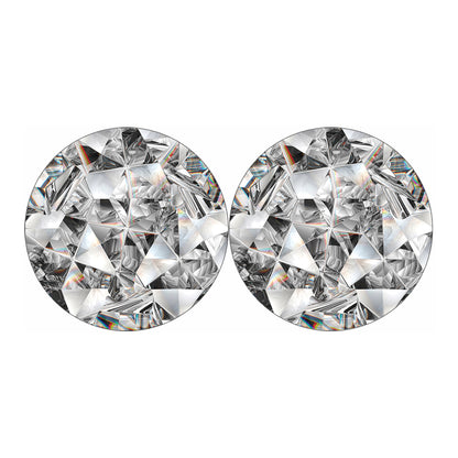 Diamond Artwork Print Car Coasters