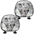 Diamond Artwork Print Car Headrest Covers