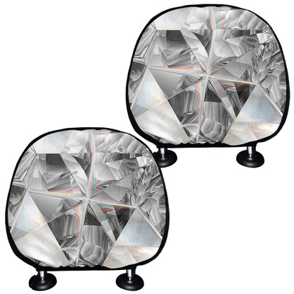 Diamond Artwork Print Car Headrest Covers