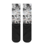Diamond Artwork Print Crew Socks