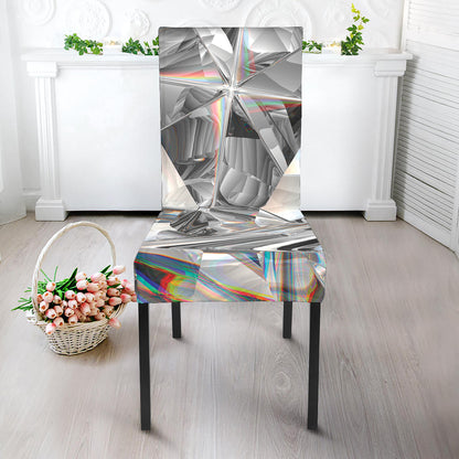 Diamond Artwork Print Dining Chair Slipcover