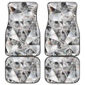 Diamond Artwork Print Front and Back Car Floor Mats