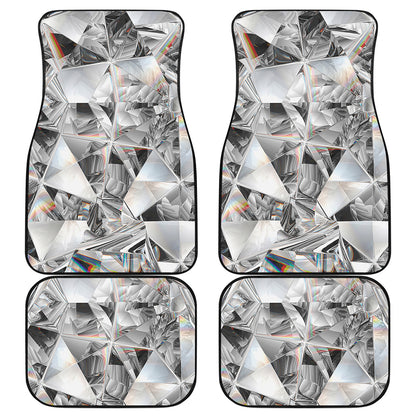 Diamond Artwork Print Front and Back Car Floor Mats