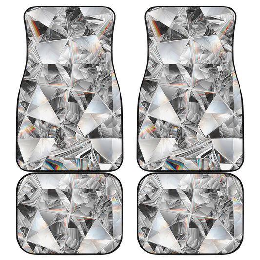 Diamond Artwork Print Front and Back Car Floor Mats