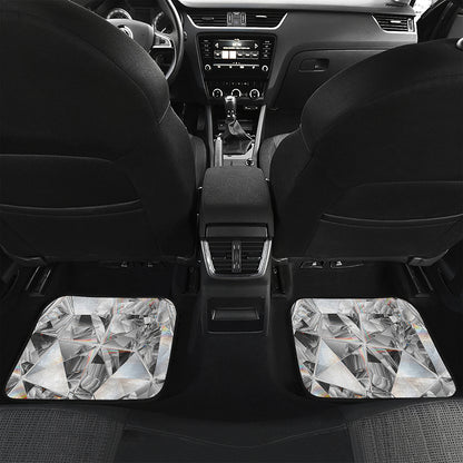 Diamond Artwork Print Front and Back Car Floor Mats