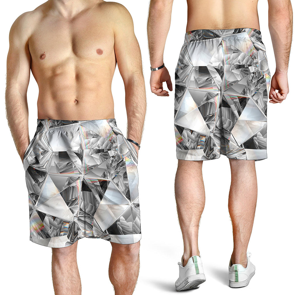 Diamond Artwork Print Men's Shorts