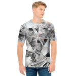 Diamond Artwork Print Men's T-Shirt