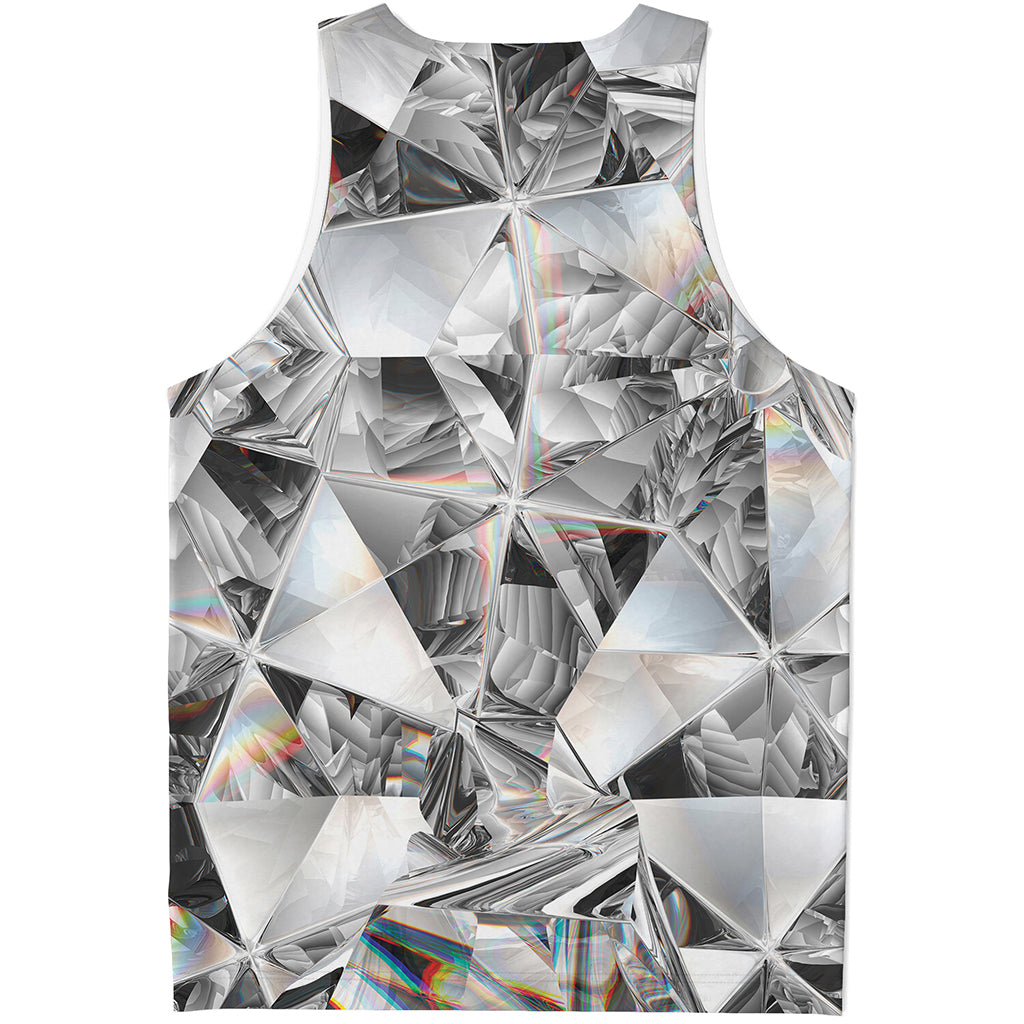 Diamond Artwork Print Men's Tank Top