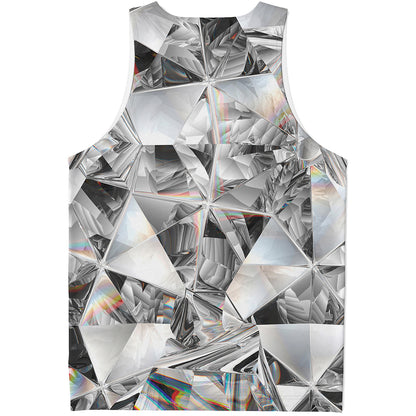 Diamond Artwork Print Men's Tank Top