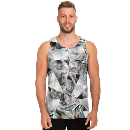 Diamond Artwork Print Men's Tank Top
