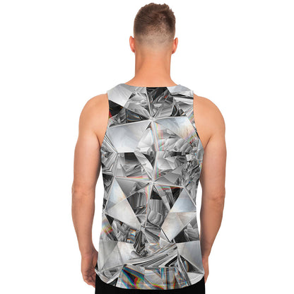 Diamond Artwork Print Men's Tank Top