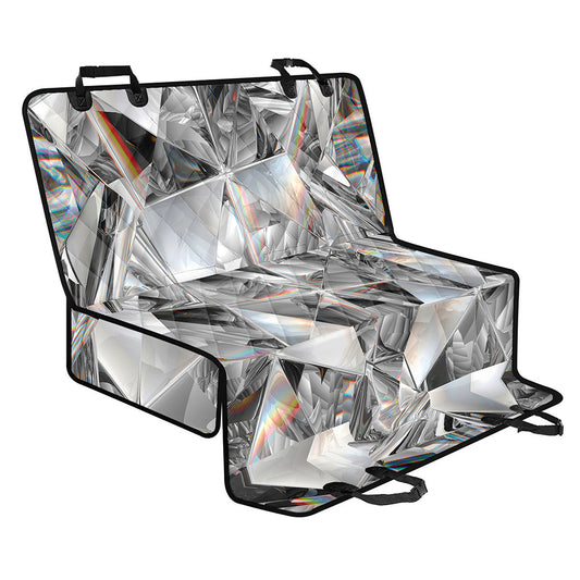 Diamond Artwork Print Pet Car Back Seat Cover