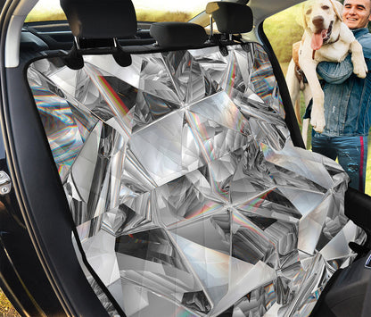 Diamond Artwork Print Pet Car Back Seat Cover