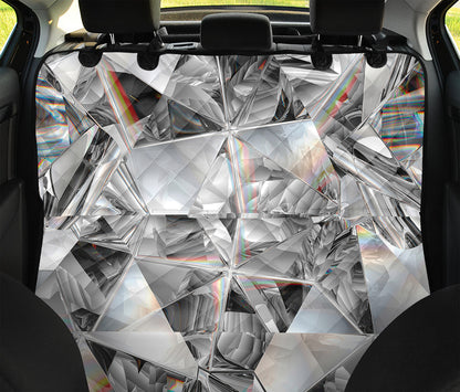 Diamond Artwork Print Pet Car Back Seat Cover