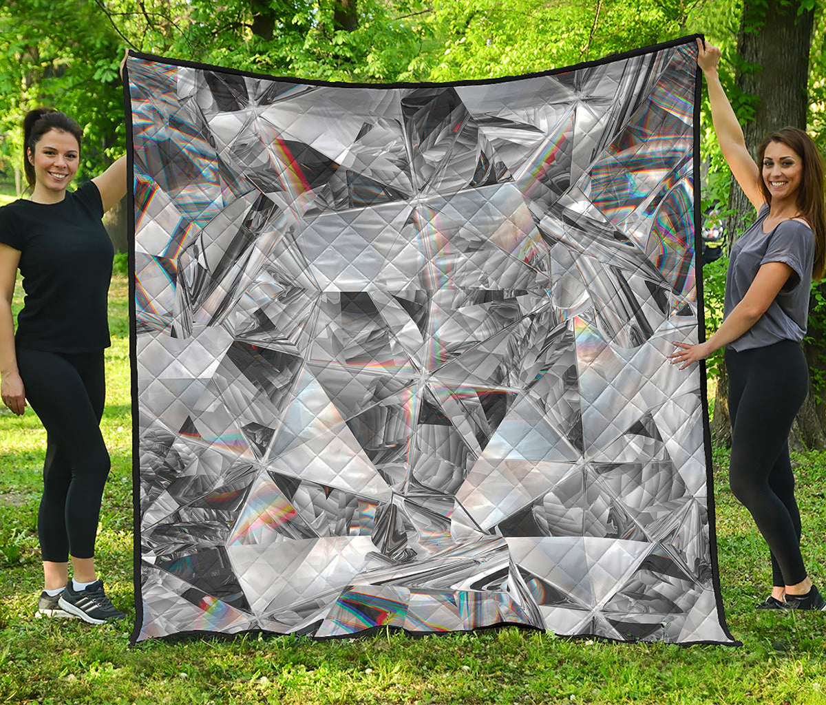 Diamond Artwork Print Quilt