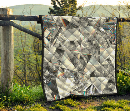 Diamond Artwork Print Quilt