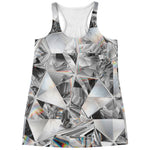 Diamond Artwork Print Women's Racerback Tank Top
