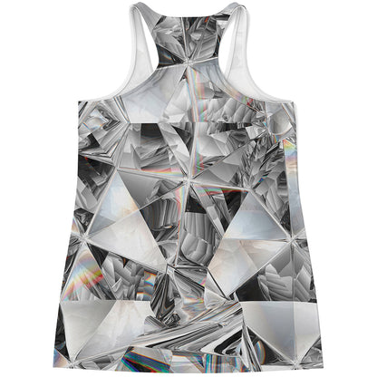 Diamond Artwork Print Women's Racerback Tank Top