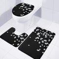 Diamond Gems Print 3 Piece Bath Mat Set
