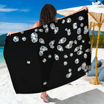 Diamond Gems Print Beach Sarong Wrap