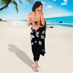 Diamond Gems Print Beach Sarong Wrap