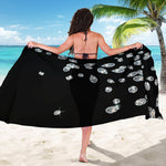 Diamond Gems Print Beach Sarong Wrap