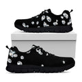 Diamond Gems Print Black Running Shoes