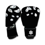 Diamond Gems Print Boxing Gloves