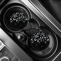 Diamond Gems Print Car Coasters