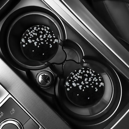 Diamond Gems Print Car Coasters