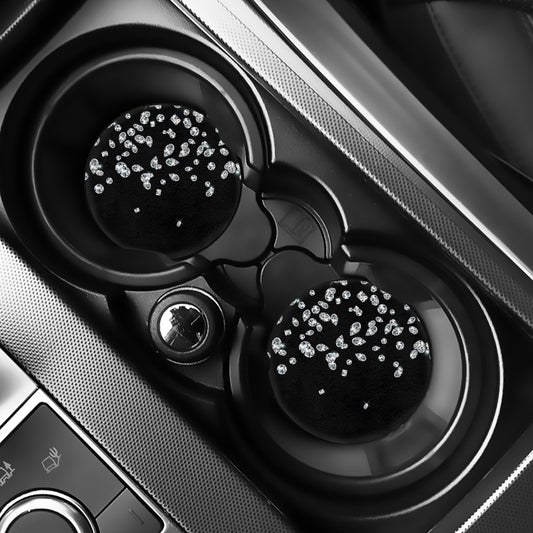 Diamond Gems Print Car Coasters
