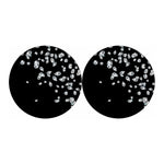 Diamond Gems Print Car Coasters