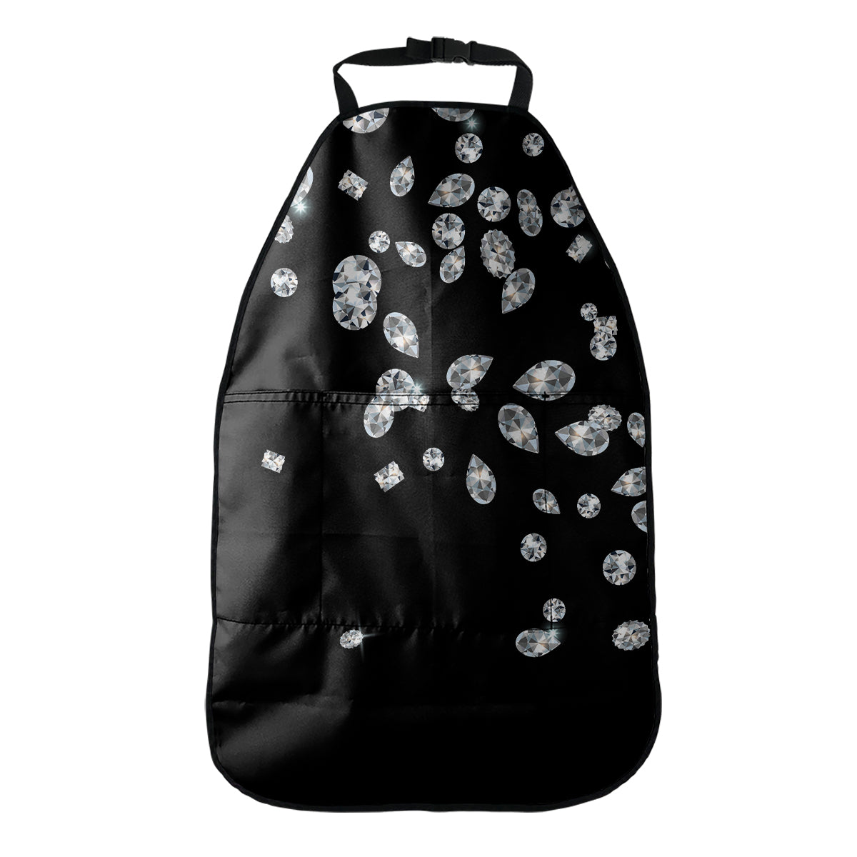 Diamond Gems Print Car Seat Organizers
