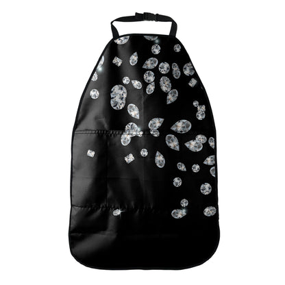 Diamond Gems Print Car Seat Organizers