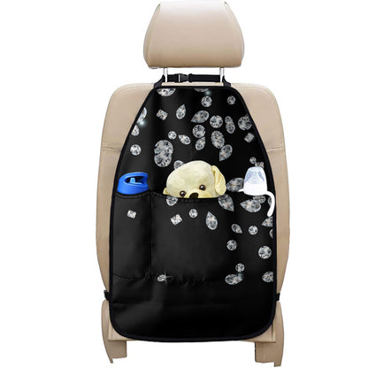Diamond Gems Print Car Seat Organizers