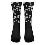 Diamond Gems Print Crew Socks