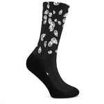 Diamond Gems Print Crew Socks