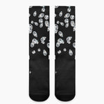 Diamond Gems Print Crew Socks