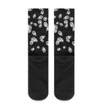 Diamond Gems Print Crew Socks
