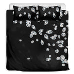 Diamond Gems Print Duvet Cover Bedding Set