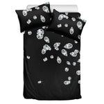 Diamond Gems Print Duvet Cover Bedding Set