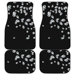 Diamond Gems Print Front and Back Car Floor Mats