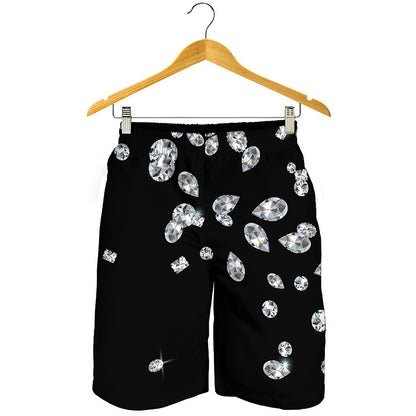 Diamond Gems Print Men's Shorts