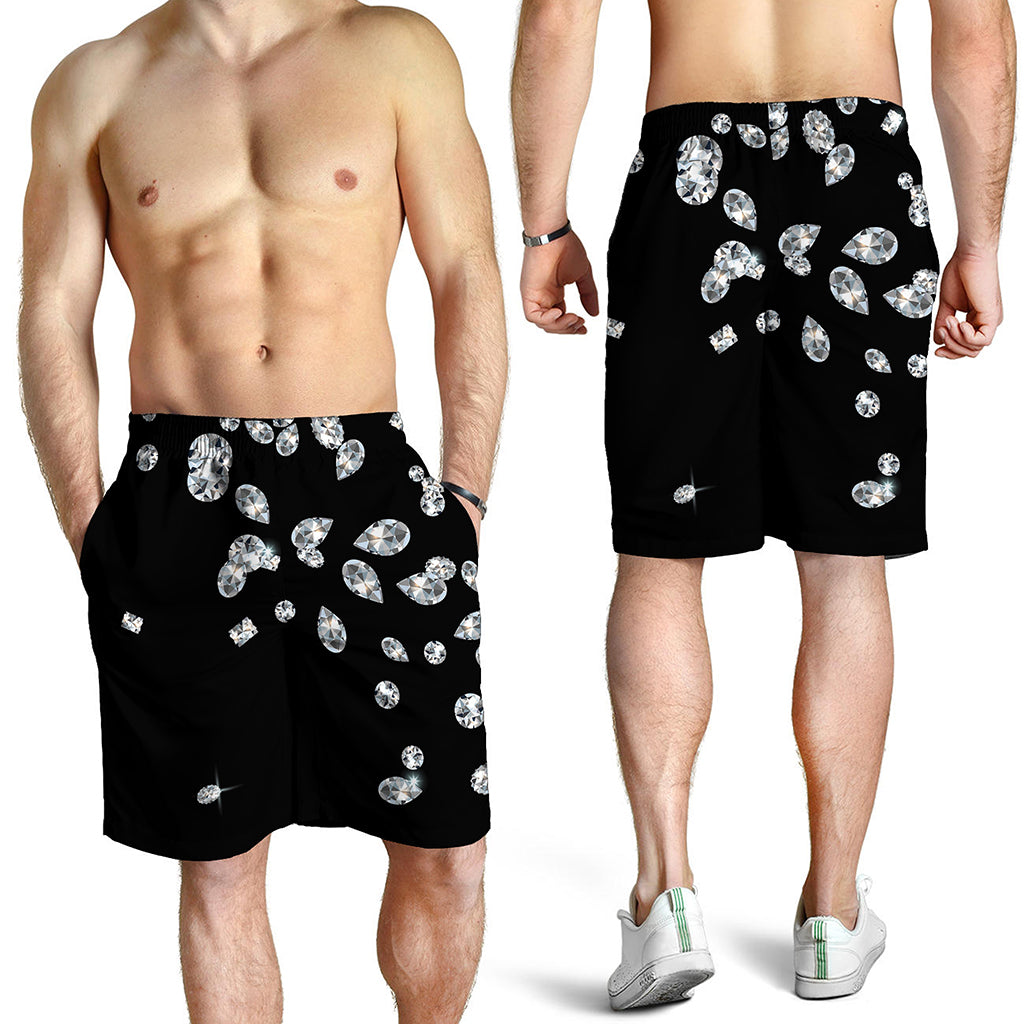 Diamond Gems Print Men's Shorts