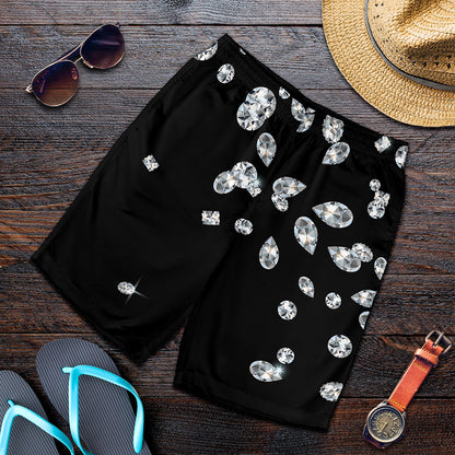 Diamond Gems Print Men's Shorts