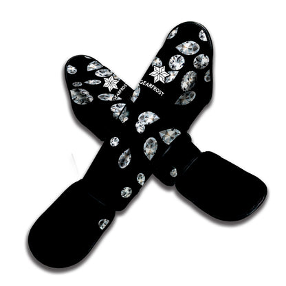 Diamond Gems Print Muay Thai Shin Guard